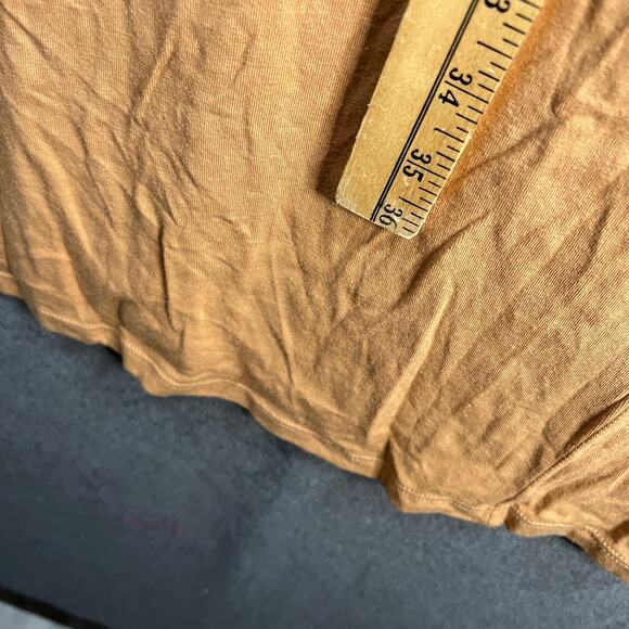 Cuddl Duds Cotton Core V-Neck Dress Honey Size Small - Picture 9 of 13